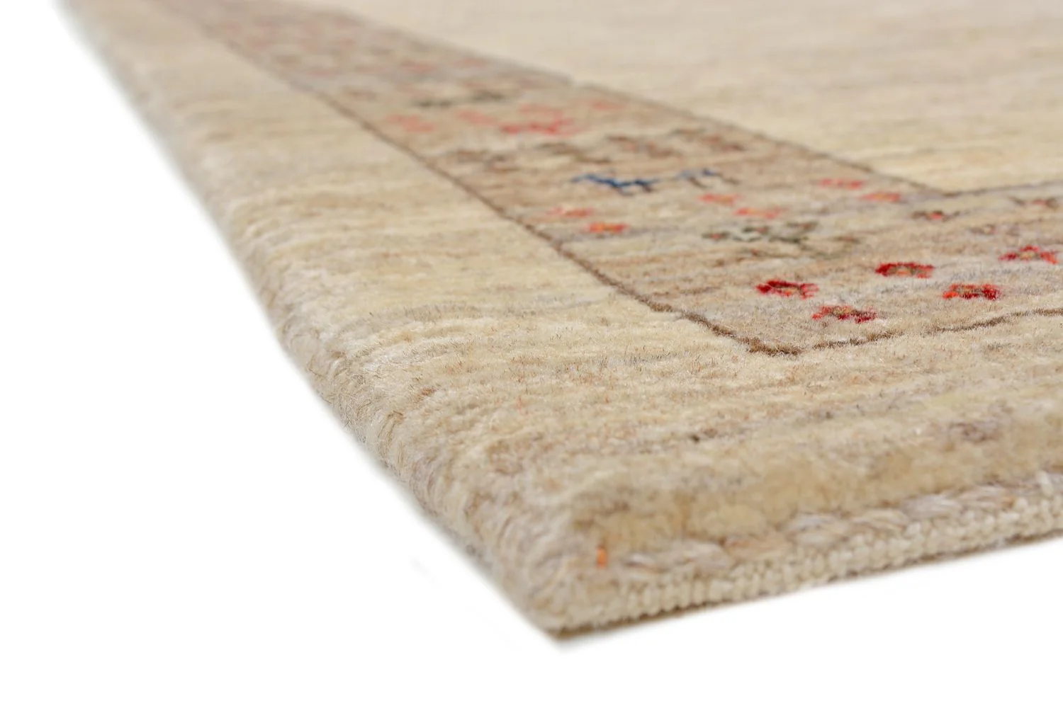Gabbeh Teppich - Loribaft Perser 176 x 84 cm - sand - Image 3
