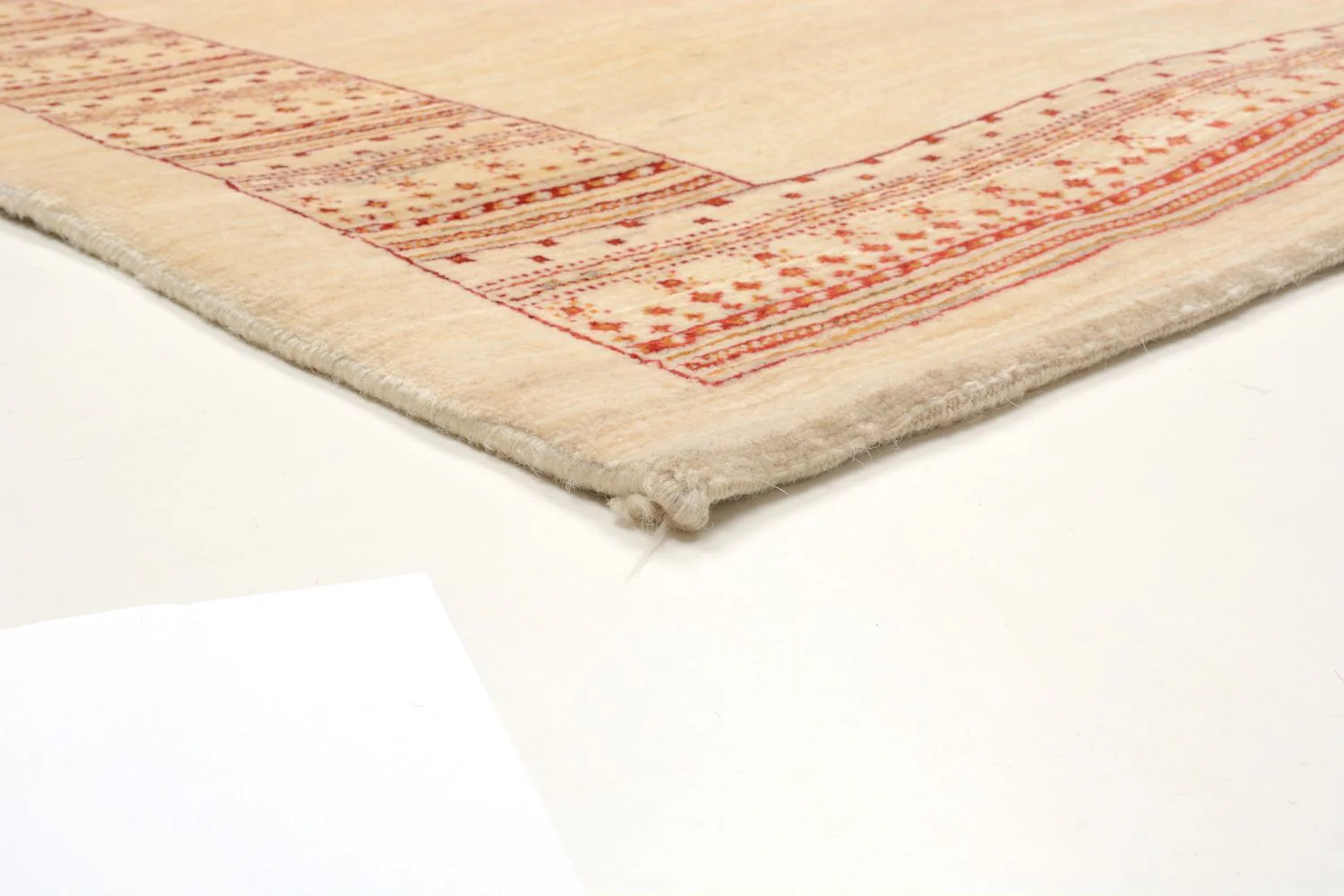Gabbeh Teppich - Loribaft Perser 198 x 150 cm - beige - Image 3