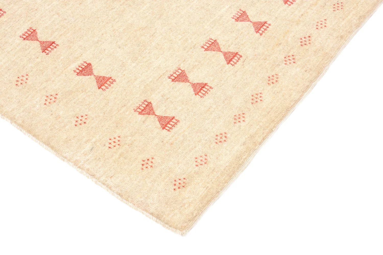 Gabbeh Teppich - Loribaft Perser 201 x 85 cm - beige - Image 2