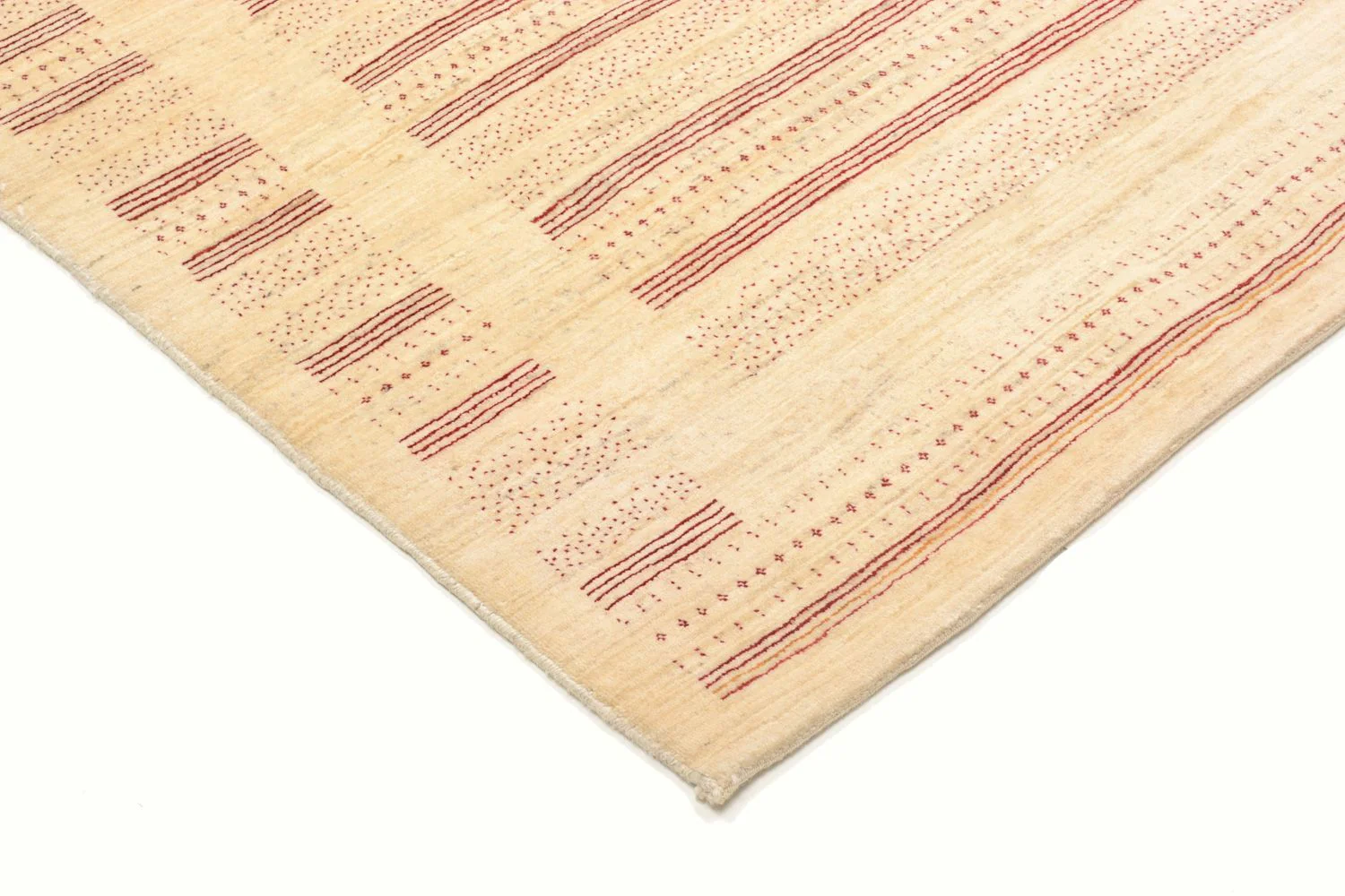 Gabbeh Teppich - Loribaft Perser 202 x 153 cm - natur - Image 2