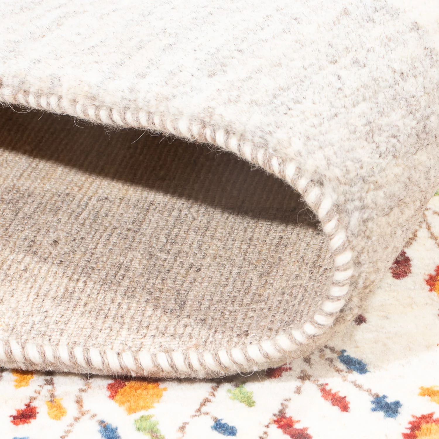 Gabbeh Teppich - Loribaft Perser - 206 x 148 cm - mehrfarbig - Image 4