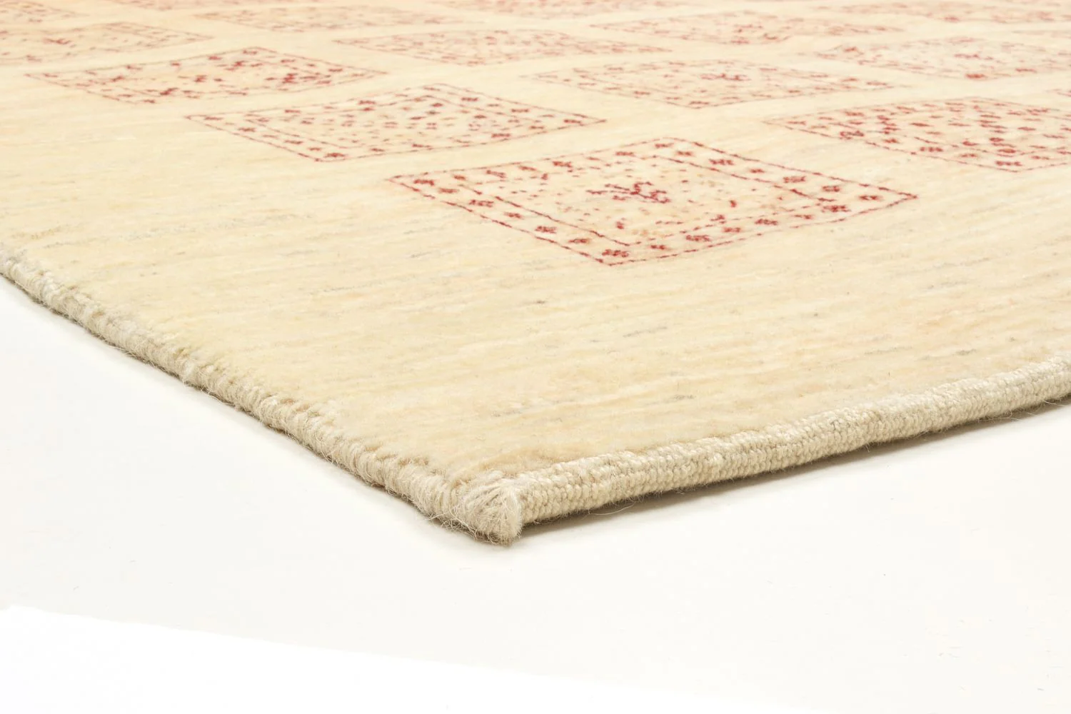 Gabbeh Teppich - Loribaft Perser 211 x 141 cm - beige - Image 3
