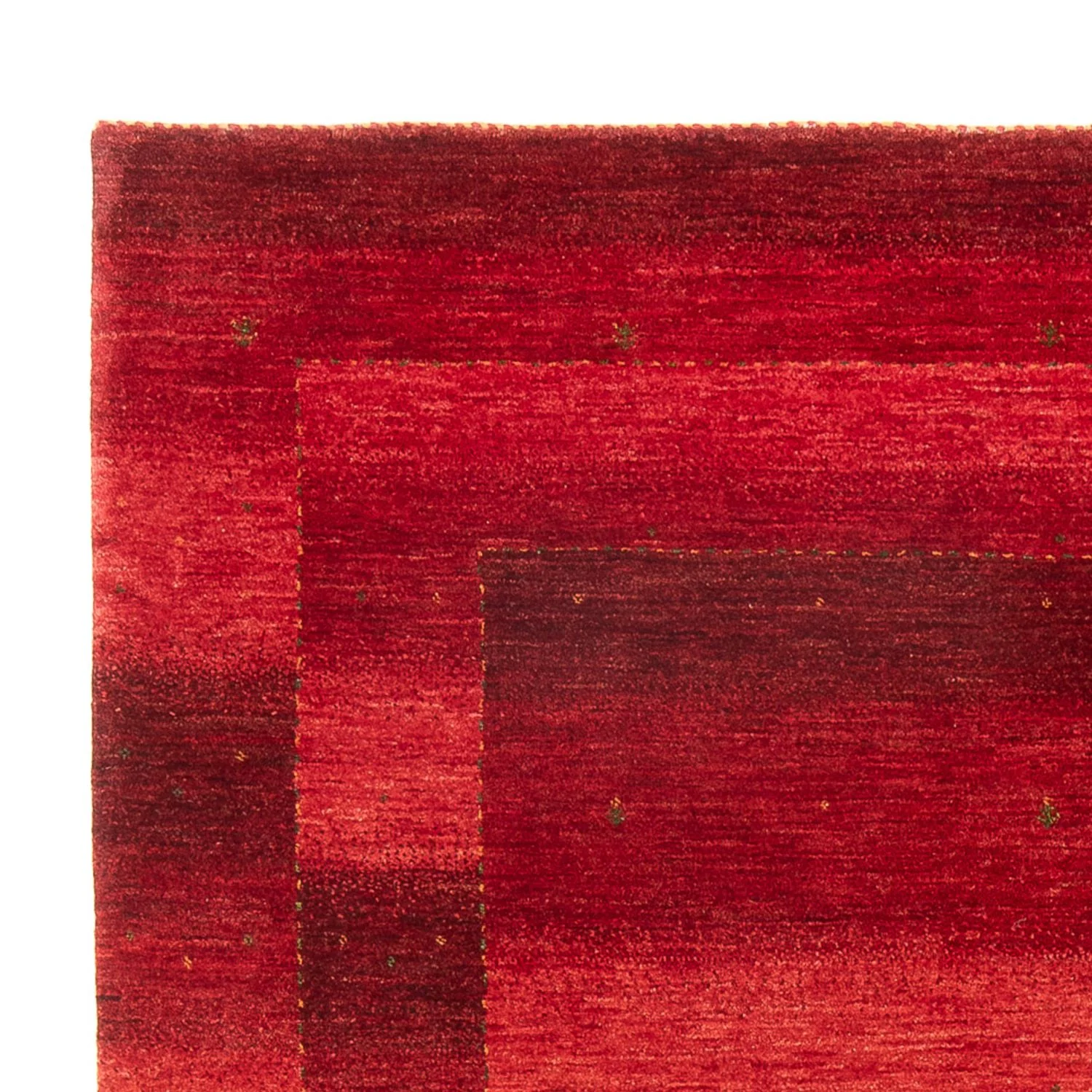 Gabbeh Teppich - Loribaft Perser - 226 x 174 cm - rot - Image 3