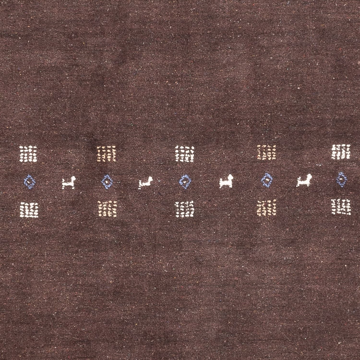 Gabbeh Teppich - Loribaft Perser - 230 x 160 cm - dunkelbeige - Image 2