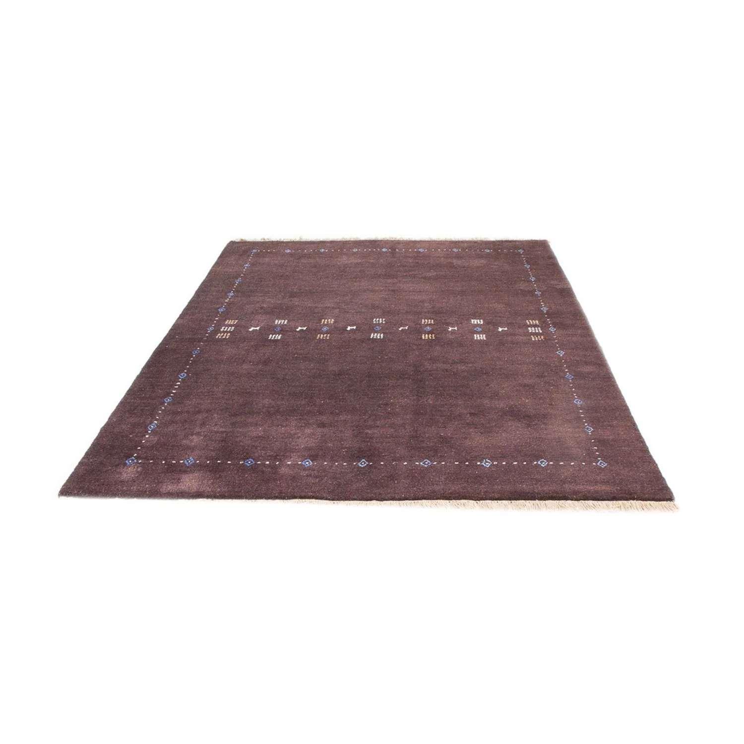 Gabbeh Teppich - Loribaft Perser - 230 x 160 cm - dunkelbeige - Image 5