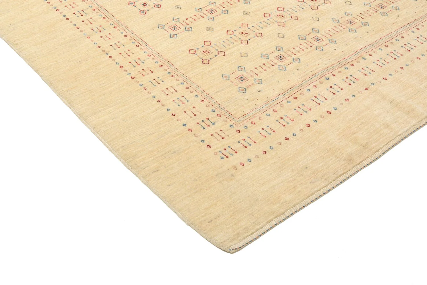 Gabbeh Teppich - Loribaft Perser 239 x 174 cm - beige - Image 2