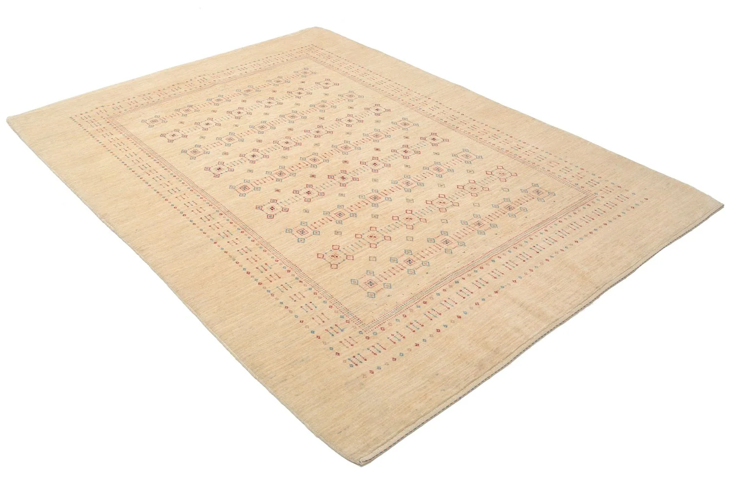 Gabbeh Teppich - Loribaft Perser 239 x 174 cm - beige - Image 3