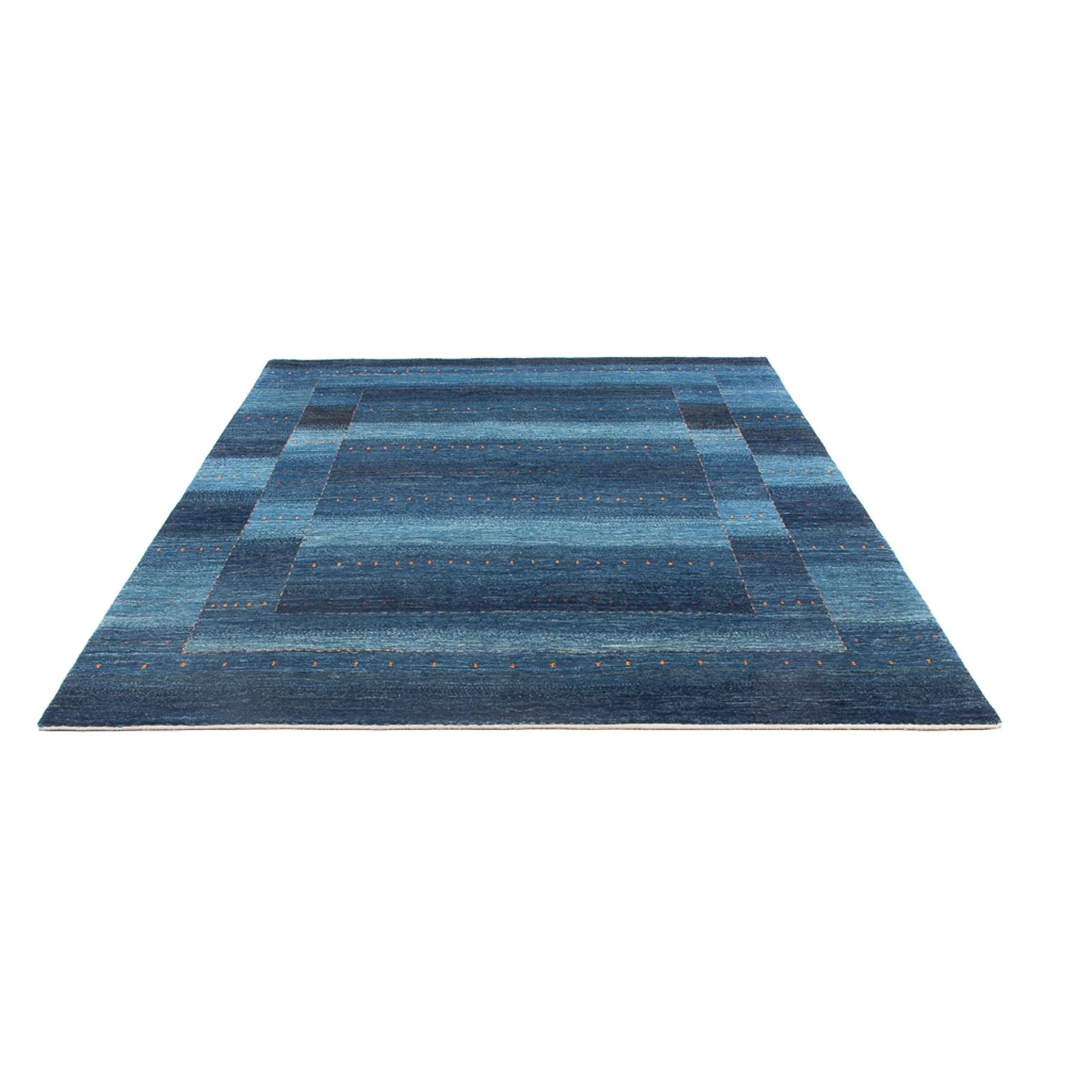 Gabbeh Teppich - Loribaft Perser - 241 x 180 cm - seeblau - Image 5