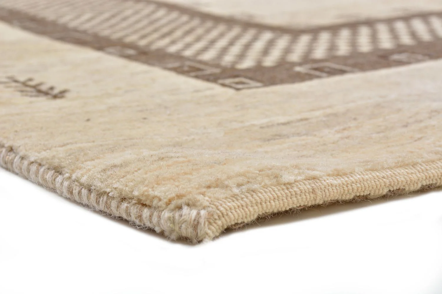 Gabbeh Teppich - Loribaft Perser 242 x 176 cm - beige - Image 3