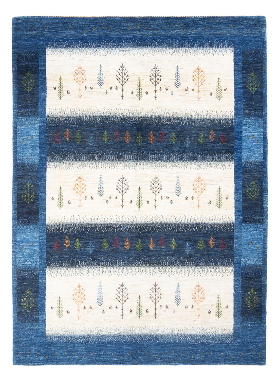 Gabbeh Teppich - Loribaft Perser - 247 x 181 cm - mehrfarbig