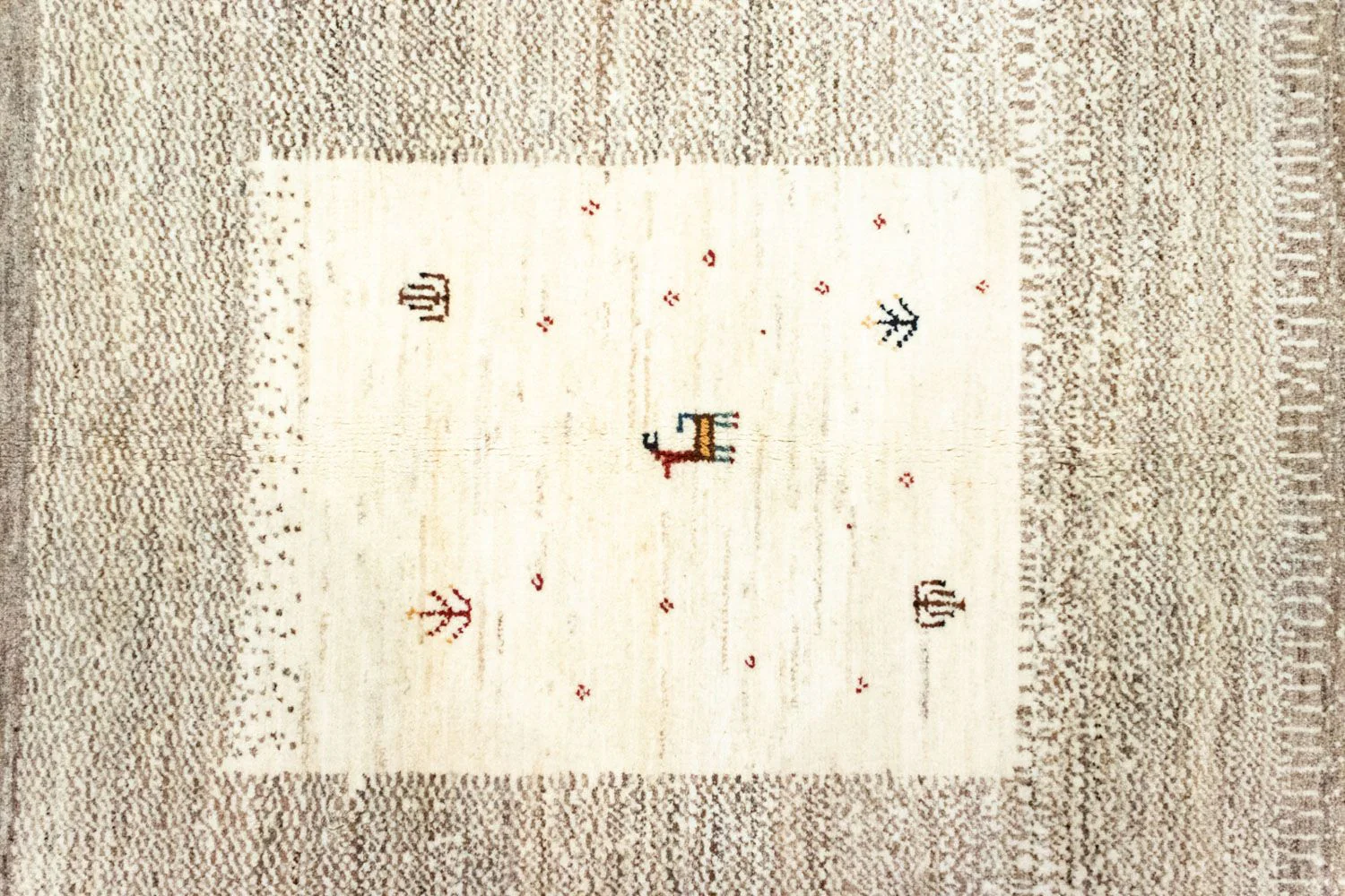 Gabbeh Teppich - Loribaft Perser 248 x 162 cm - beige - Image 2
