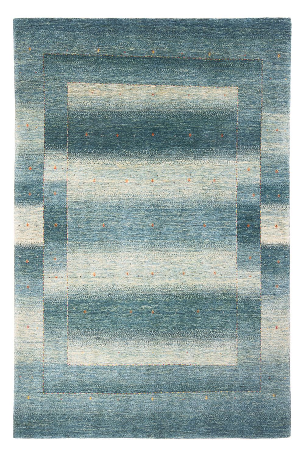 Gabbeh Teppich - Loribaft Perser - 250 x 168 cm - hellblau