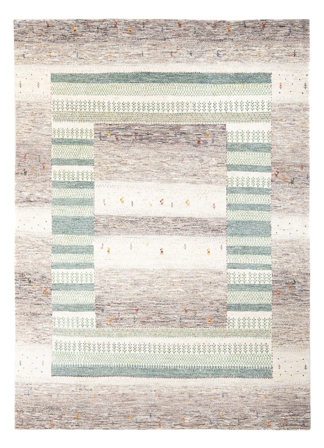 Gabbeh Teppich - Loribaft Perser - 300 x 211 cm - mehrfarbig