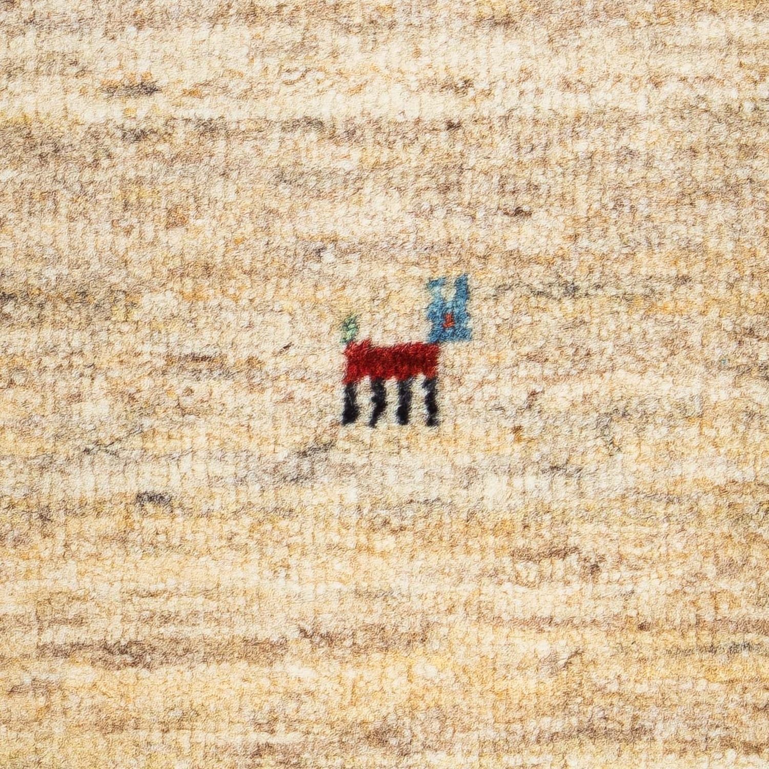 Gabbeh Teppich - Loribaft Perser 60 x 40 cm - beige - Image 2
