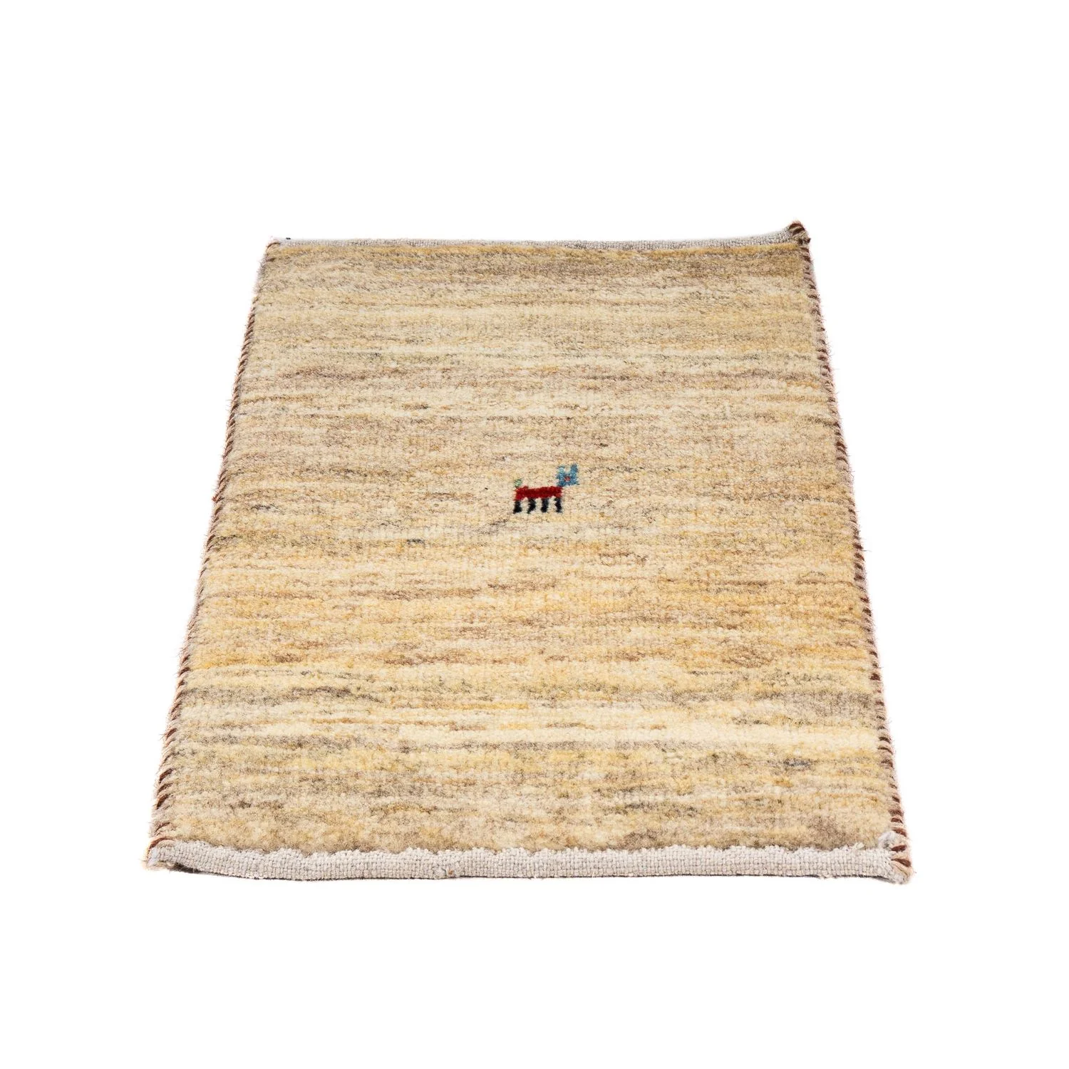 Gabbeh Teppich - Loribaft Perser 60 x 40 cm - beige - Image 4
