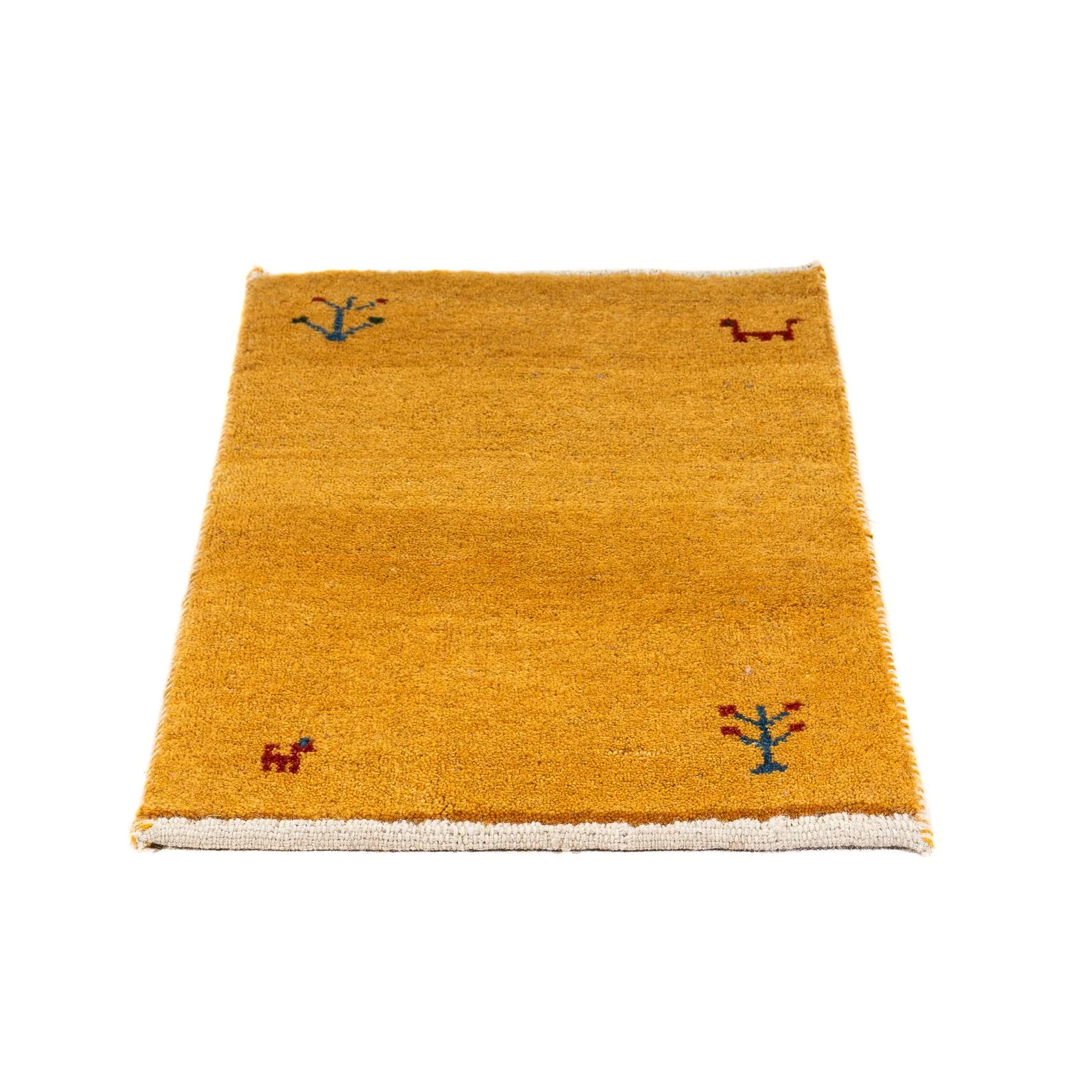 Gabbeh Teppich - Loribaft Perser 60 x 40 cm - orange - Image 4