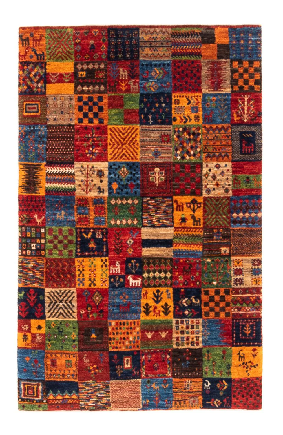 Gabbeh Teppich - Loribaft Perser - Royal - 124 x 80 cm - mehrfarbig
