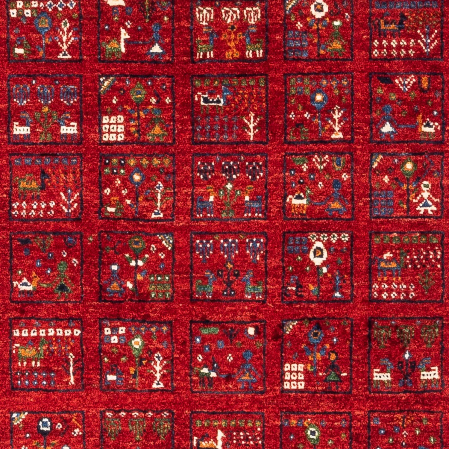Gabbeh Teppich - Loribaft Perser - Royal - 124 x 82 cm - mehrfarbig - Image 2