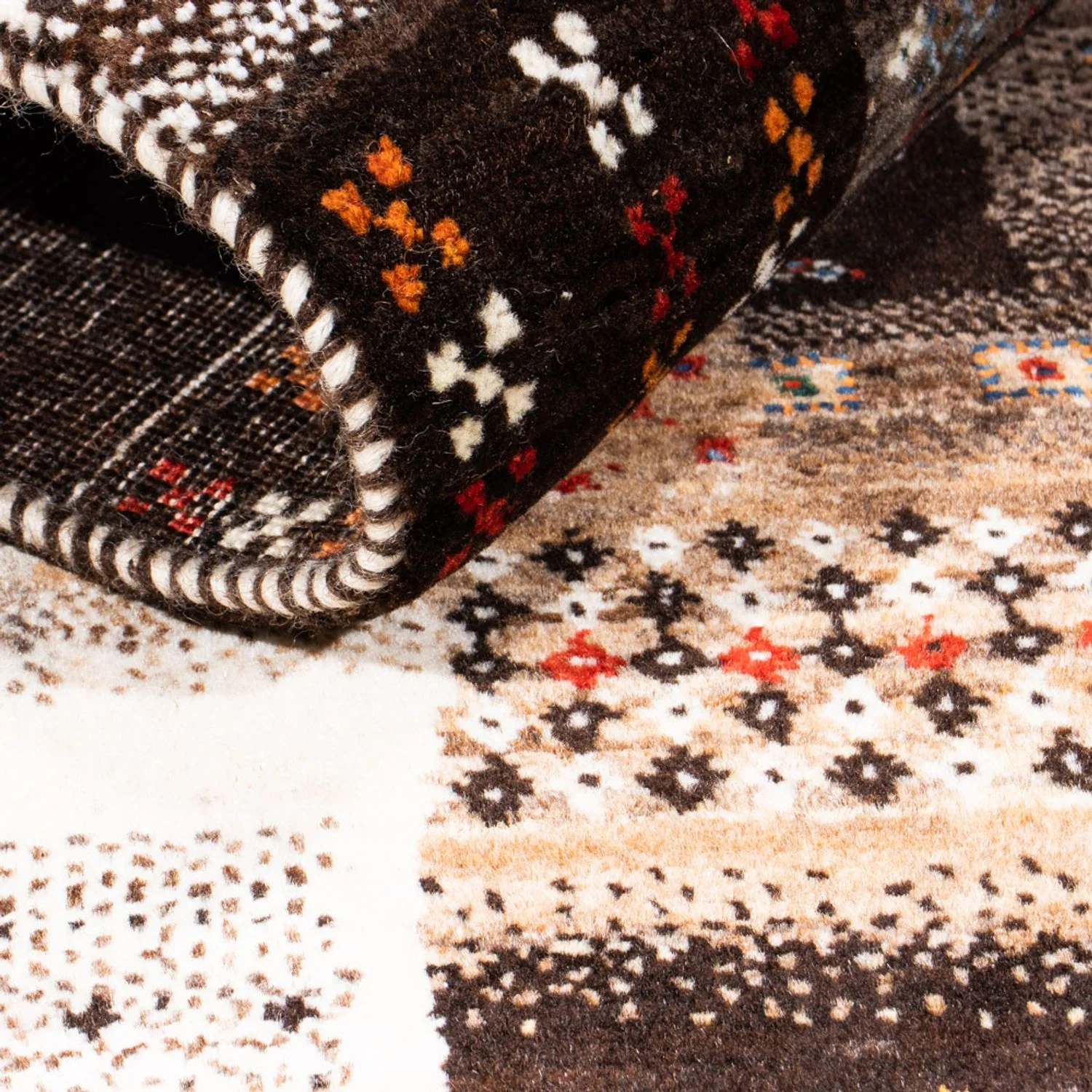Gabbeh Teppich - Loribaft Perser - Royal - 126 x 85 cm - grau - Image 4