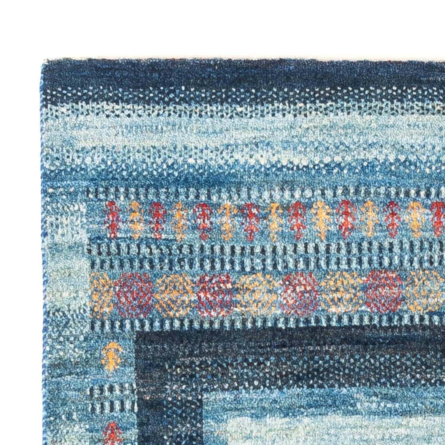 Gabbeh Teppich - Loribaft Perser - Royal - 128 x 78 cm - blau - Image 3