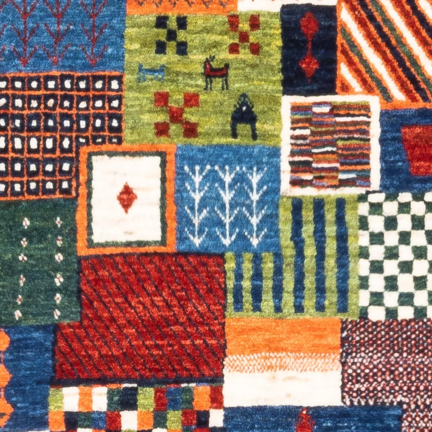 Gabbeh Teppich - Loribaft Perser - Royal - 131 x 81 cm - mehrfarbig - Image 2
