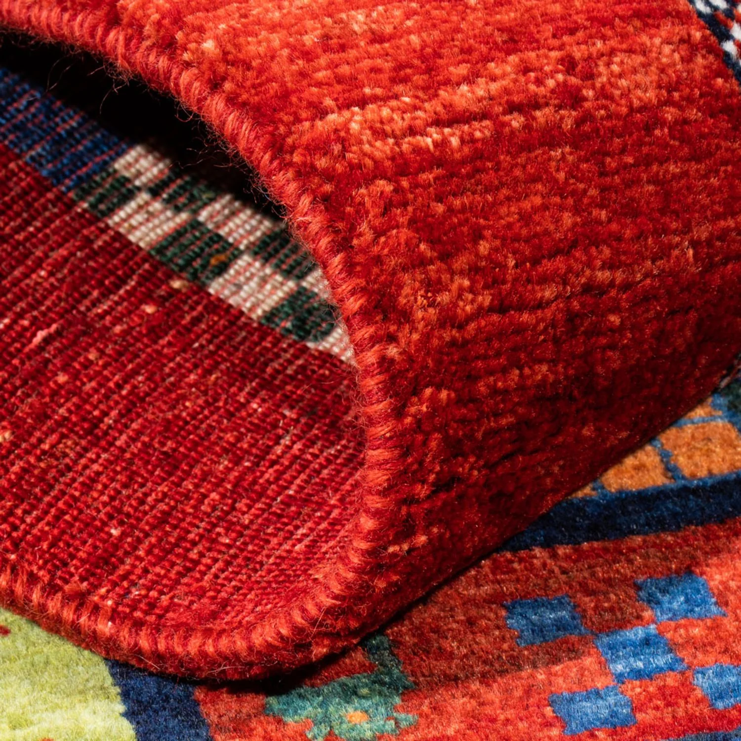 Gabbeh Teppich - Loribaft Perser - Royal - 131 x 81 cm - mehrfarbig - Image 4