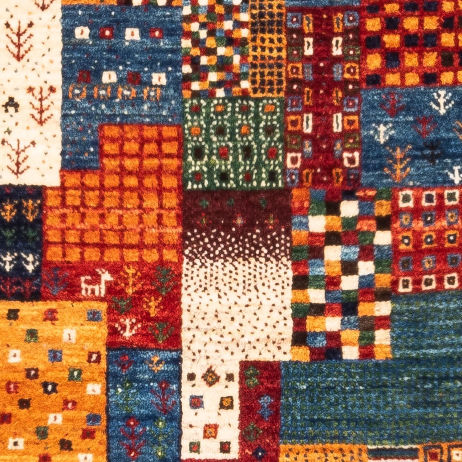 Gabbeh Teppich - Loribaft Perser - Royal - 132 x 80 cm - mehrfarbig - Image 2