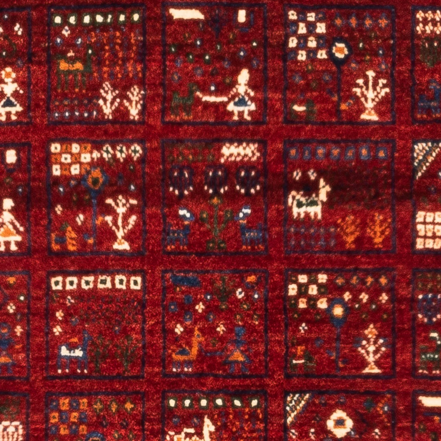 Gabbeh Teppich - Loribaft Perser - Royal - 133 x 83 cm - mehrfarbig - Image 2