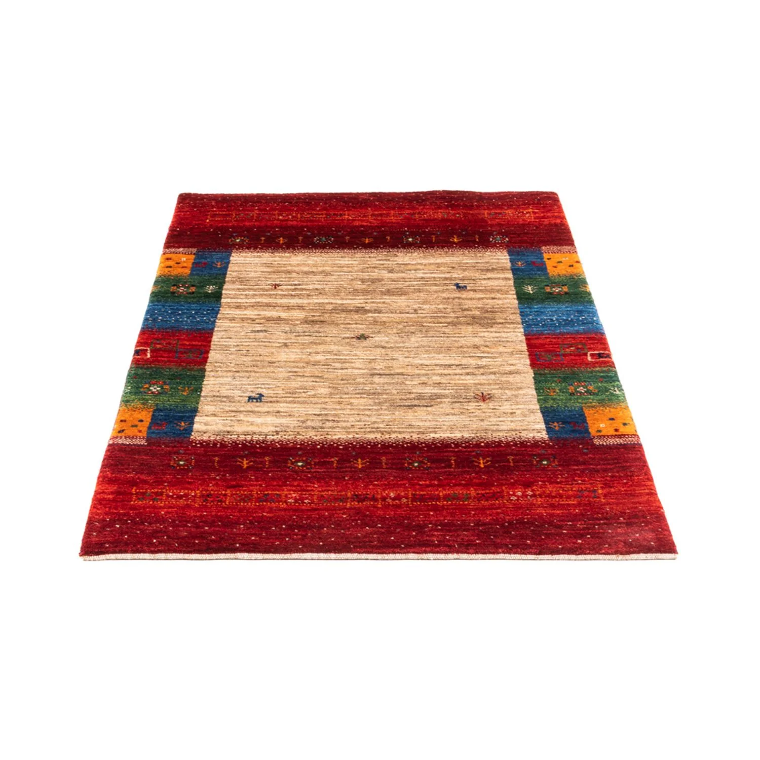 Gabbeh Teppich - Loribaft Perser - Royal - 136 x 85 cm - mehrfarbig - Image 5