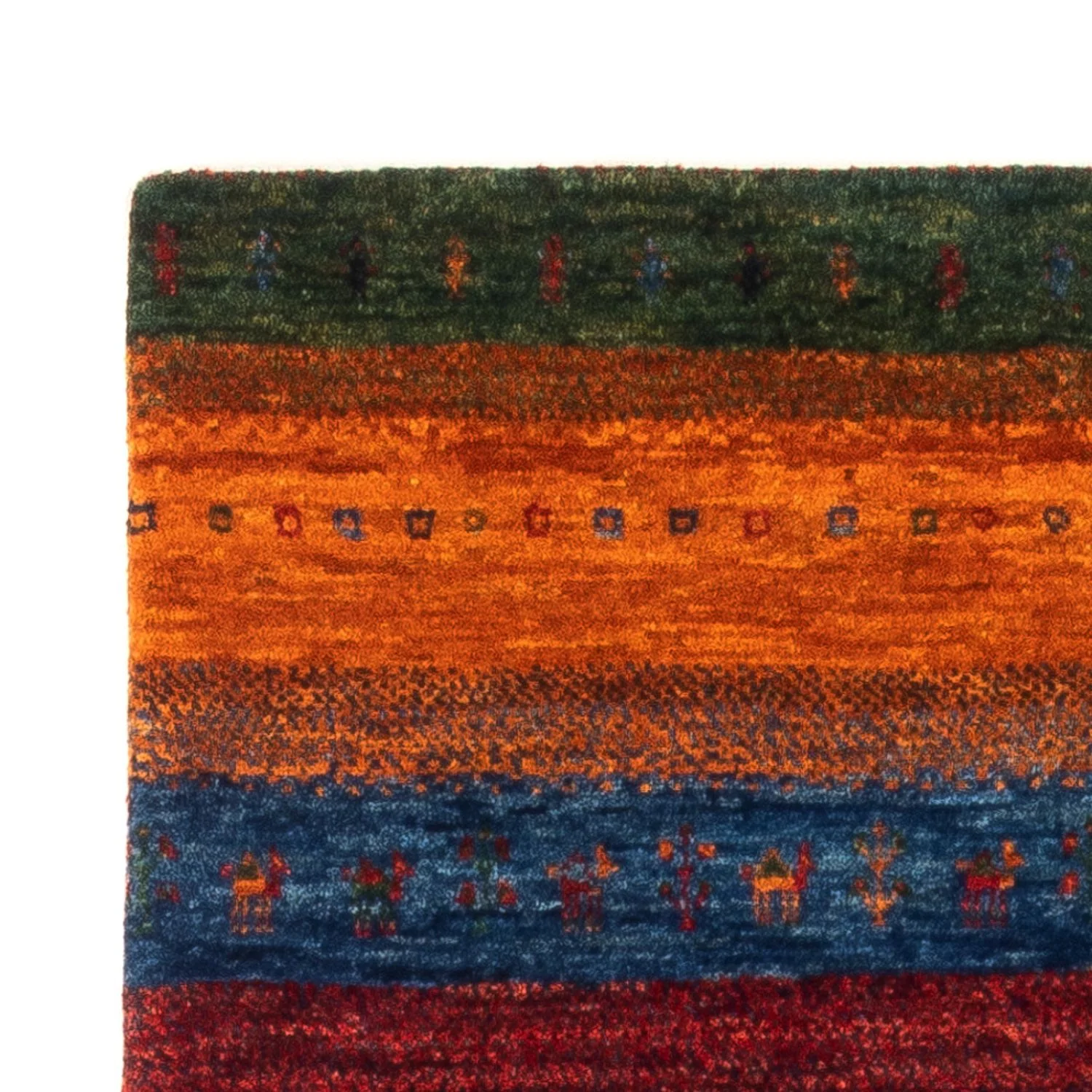 Gabbeh Teppich - Loribaft Perser - Royal - 137 x 86 cm - mehrfarbig - Image 3