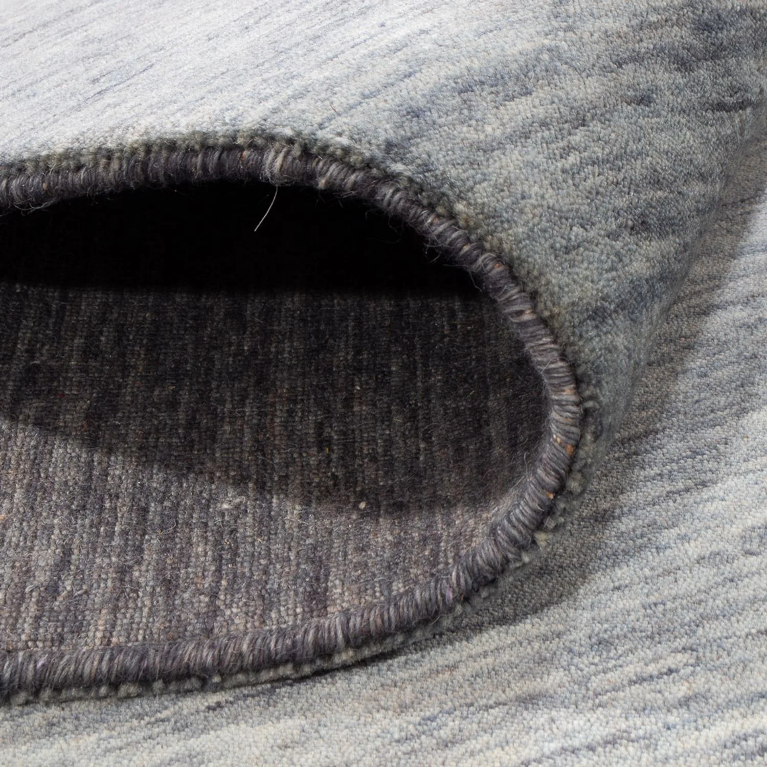 Gabbeh Teppich - Loribaft Softy - 160 x 118 cm - grau - Image 4