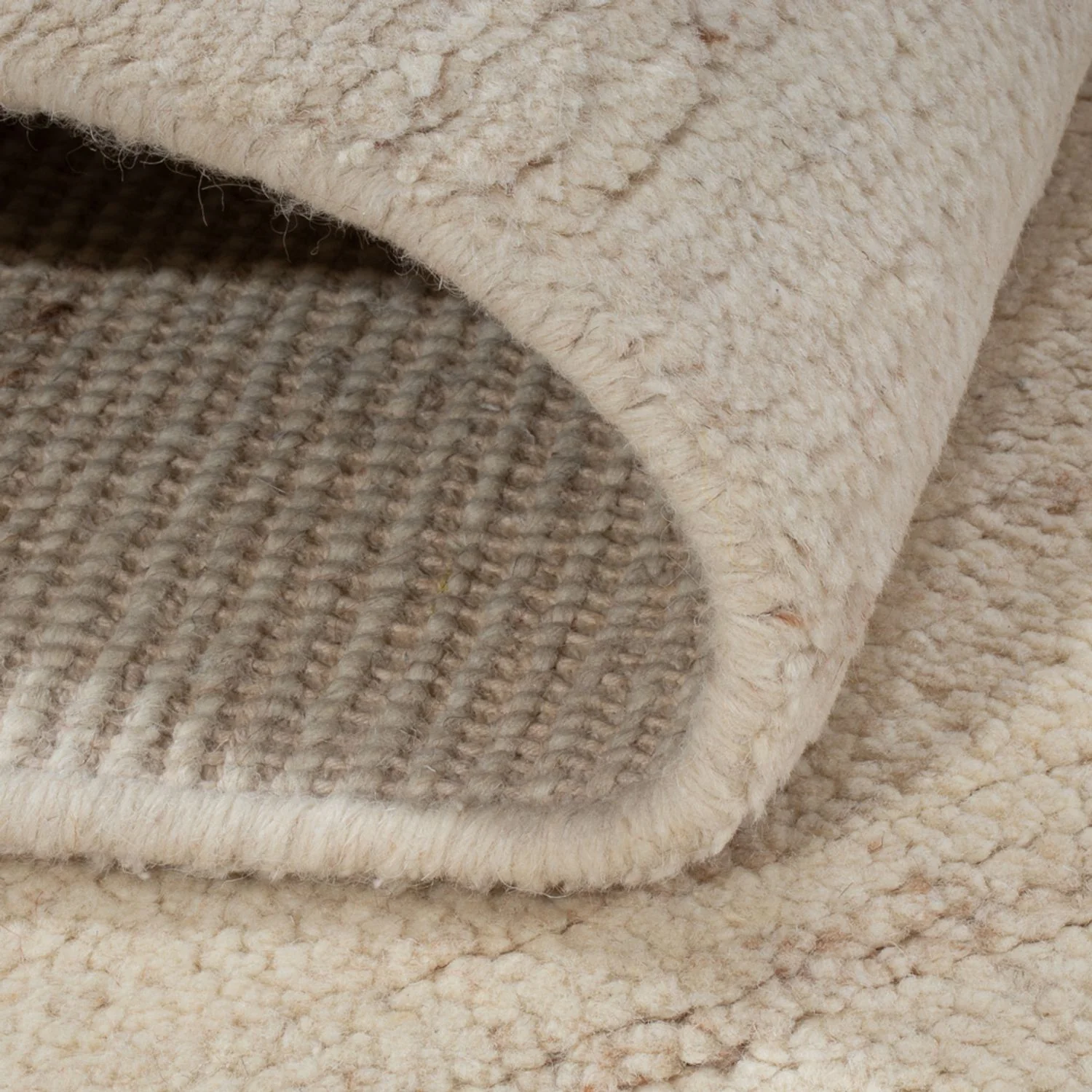 Gabbeh Teppich - Loribaft Softy - 198 x 133 cm - beige - Image 4