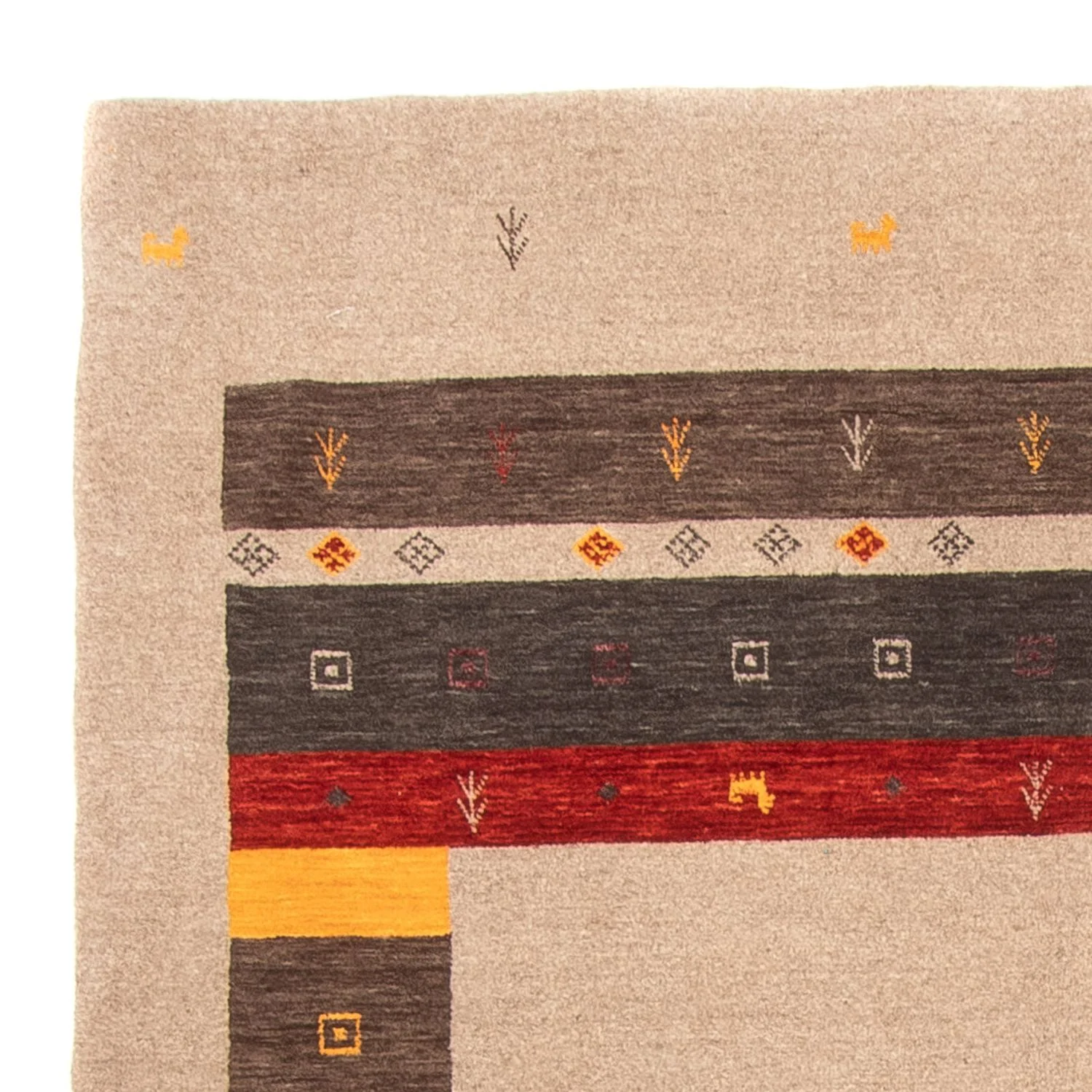 Gabbeh Teppich - Loribaft Softy - 234 x 172 cm - mehrfarbig - Image 3