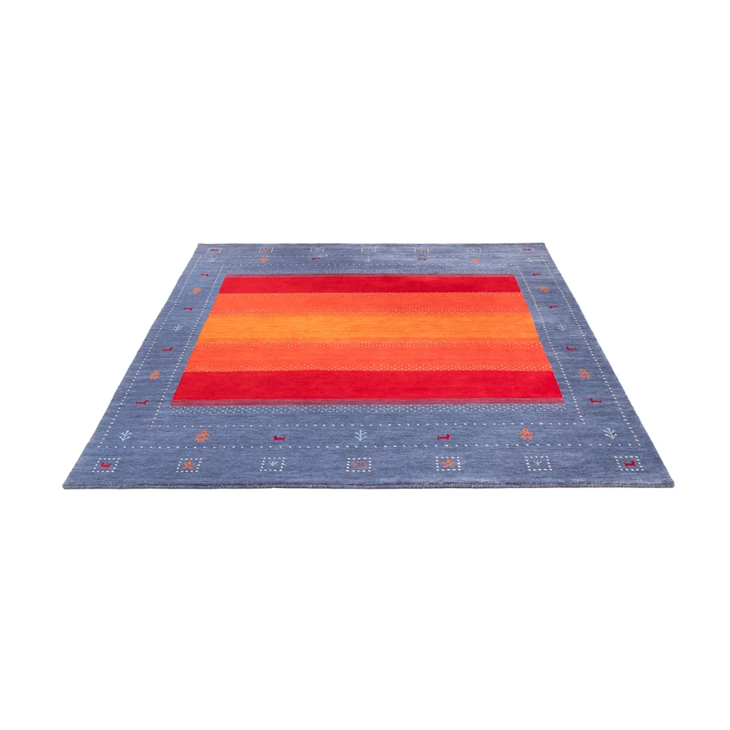 Gabbeh Teppich - Loribaft Softy - 240 x 170 cm - blau - Image 5