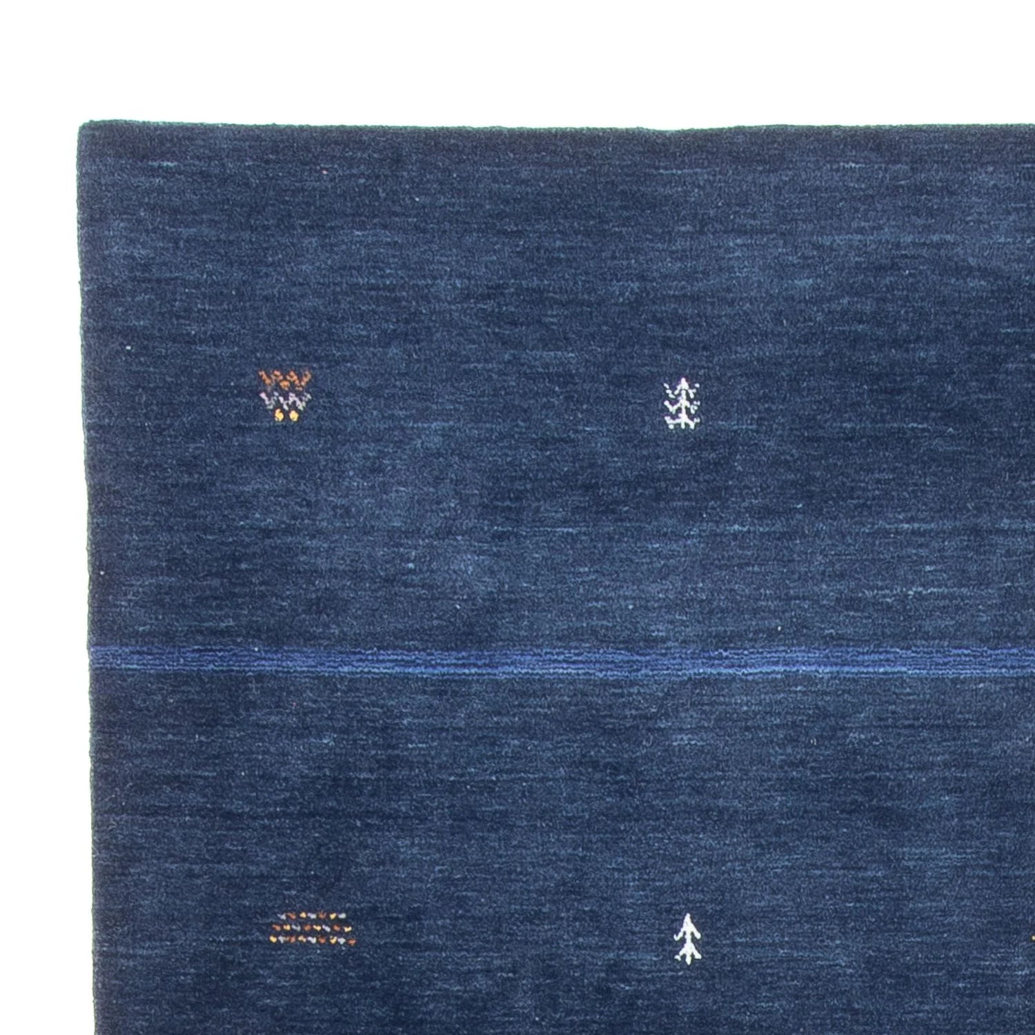 Gabbeh Teppich - Loribaft Softy - 240 x 174 cm - dunkelblau - Image 3