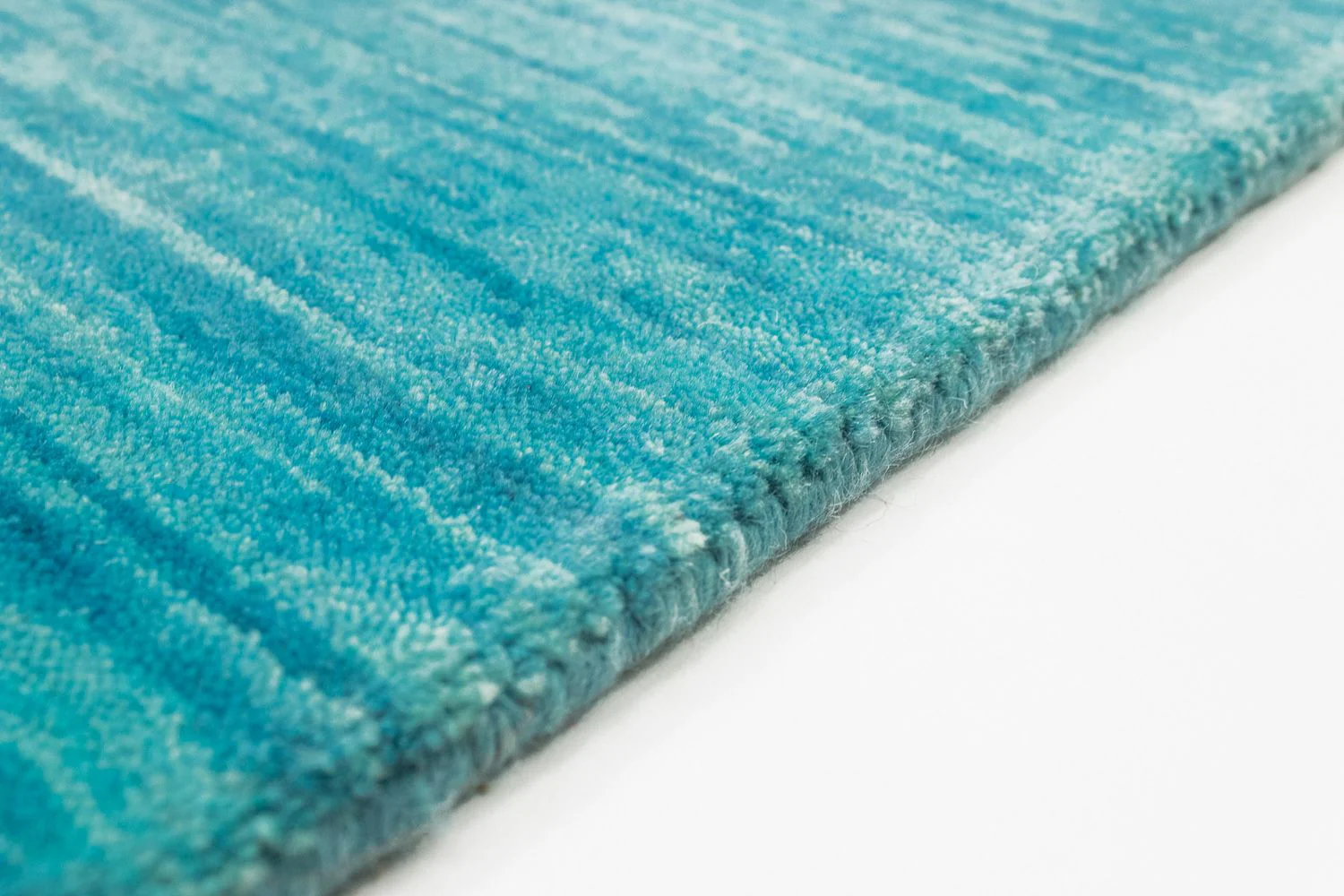 Gabbeh Teppich - Loribaft Softy 400 x 300 cm - türkis - Image 2