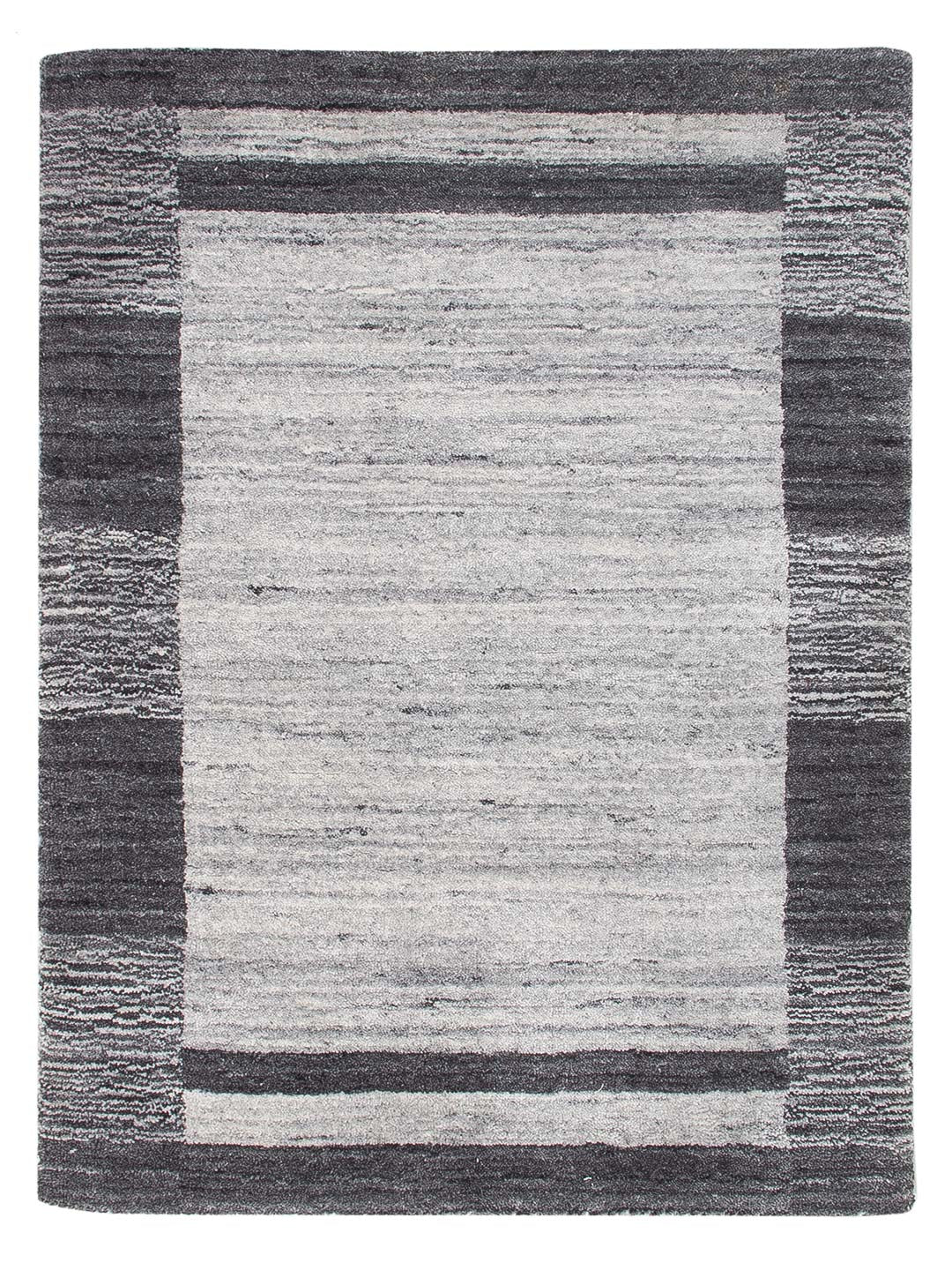 Gabbeh Teppich - Loribaft Softy - 90 x 60 cm - hellgrau
