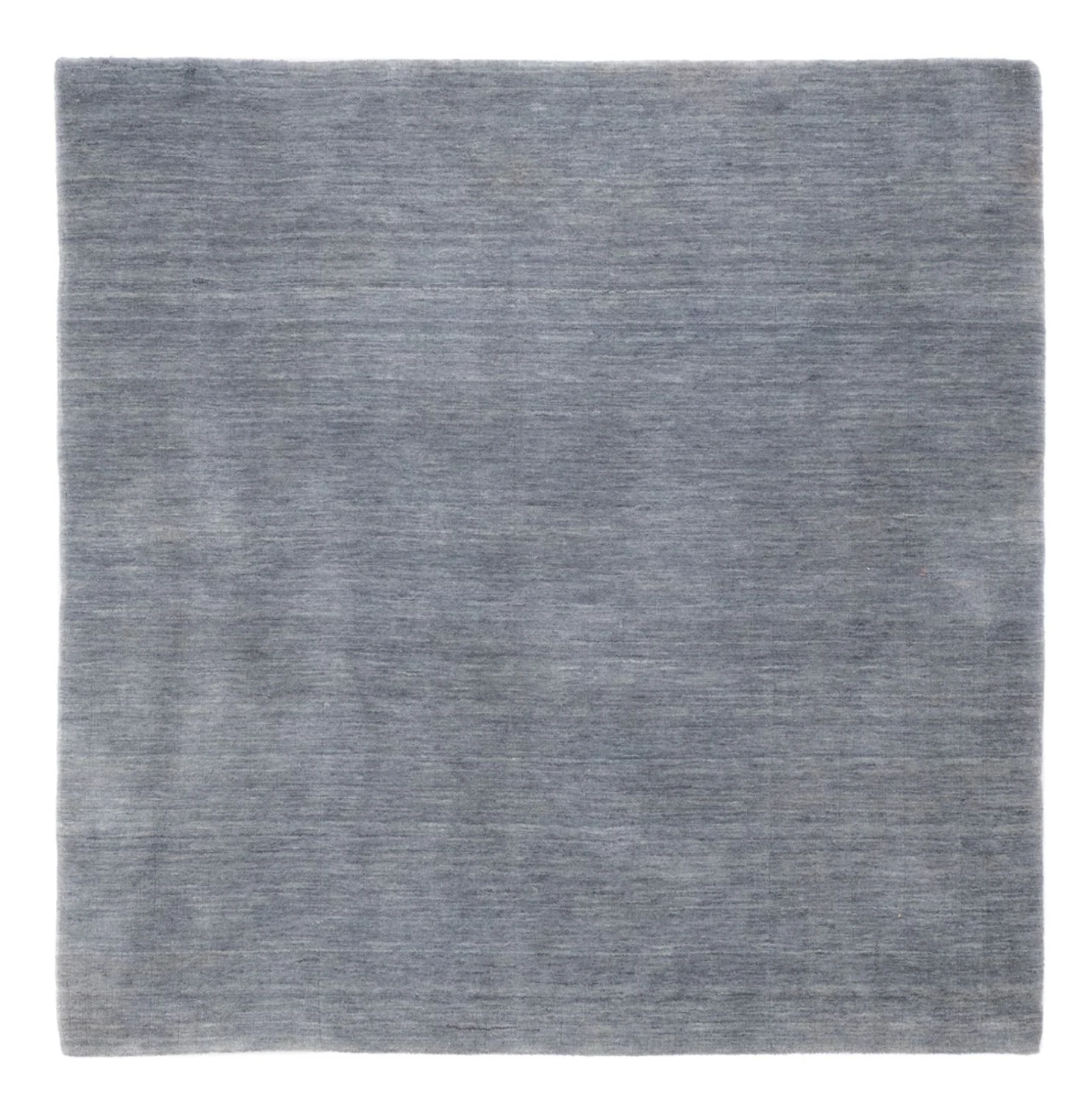 Gabbeh Teppich - Loribaft Softy quadratisch - 150 x 150 cm - grau