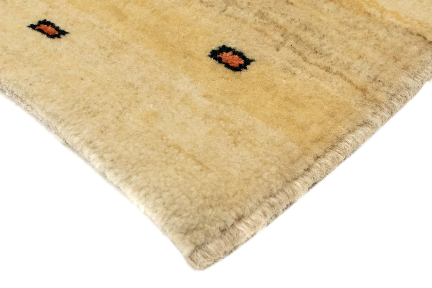 Gabbeh Teppich - Perser 102 x 100 cm - beige - Image 2