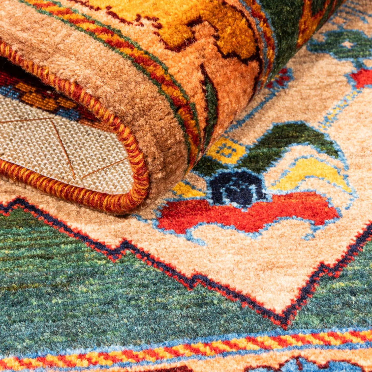 Gabbeh Persisch Teppich 120x82cm - Perserteppich Wollteppich - Image 4