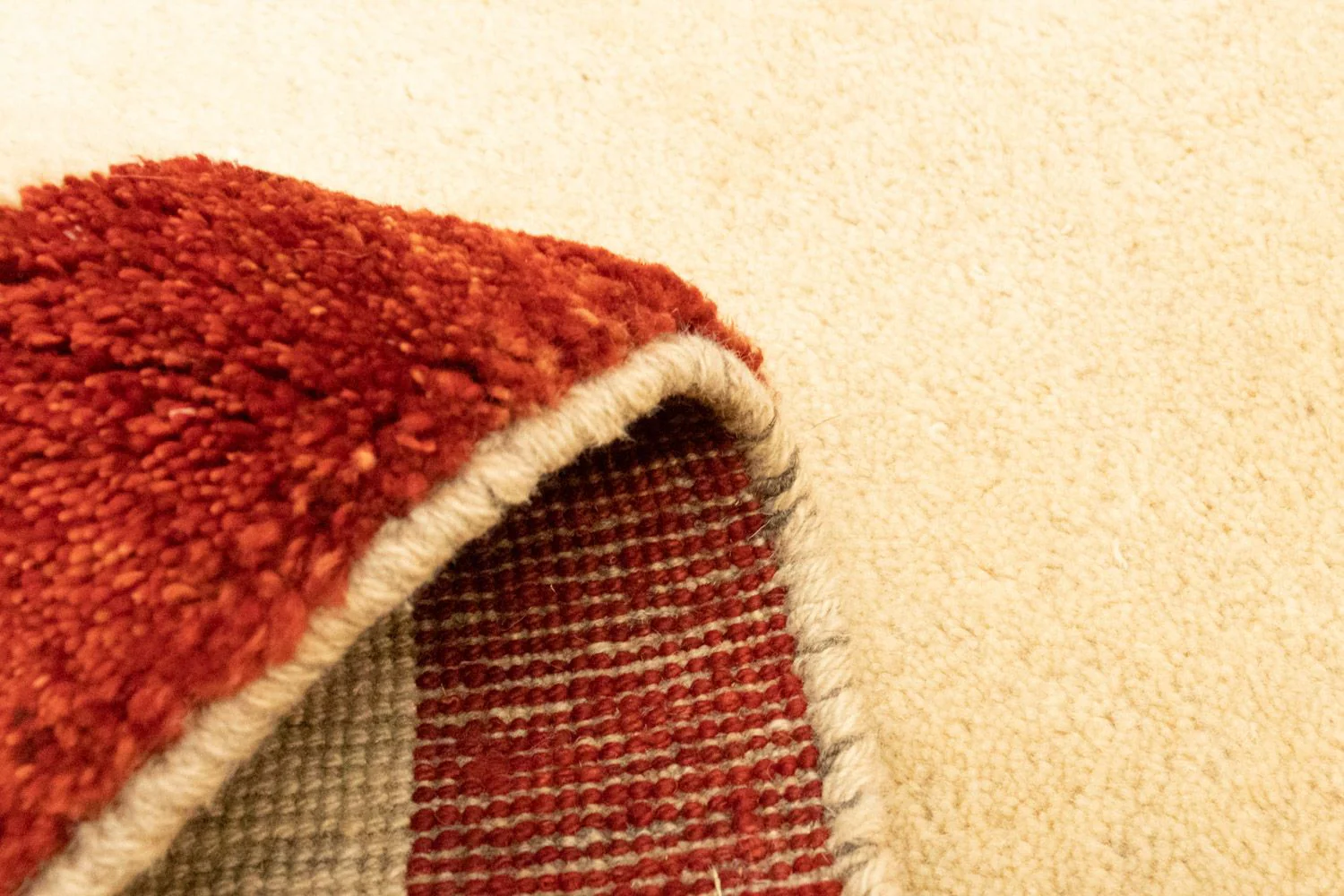 Gabbeh Teppich - Perser 125 x 83 cm - beige - Image 4