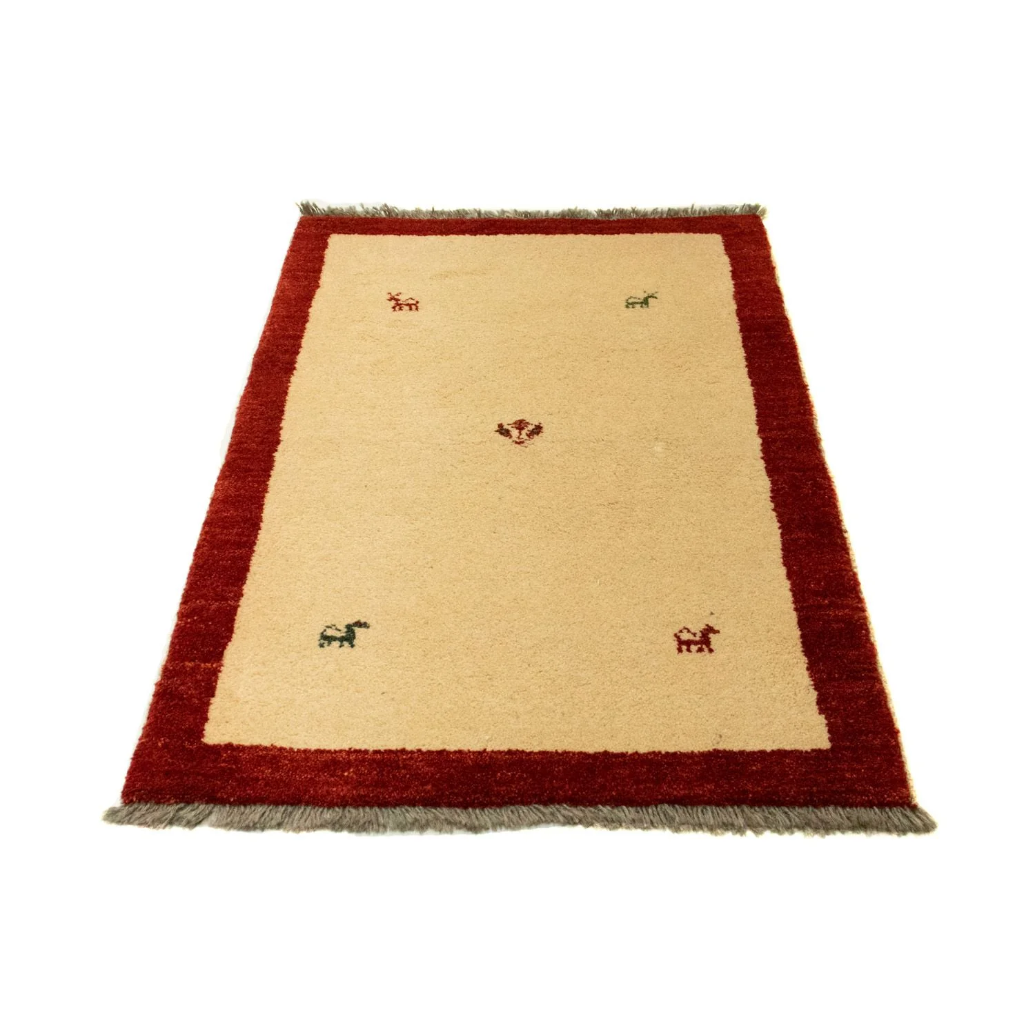 Gabbeh Teppich - Perser 125 x 83 cm - beige - Image 5