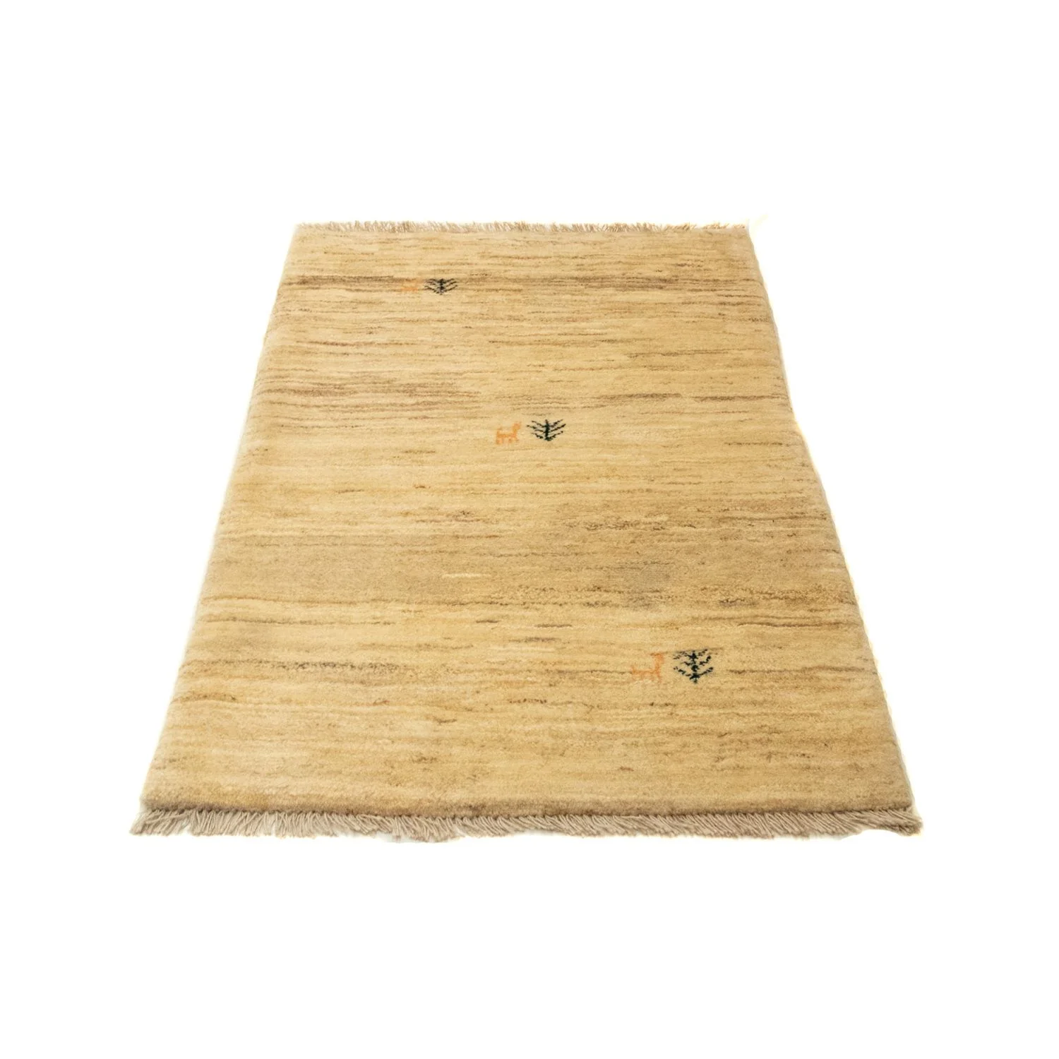 Gabbeh Teppich - Perser 128 x 80 cm - hellbraun - Image 5