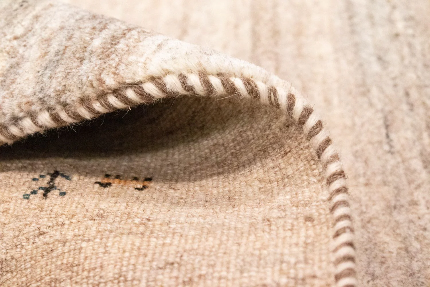 Gabbeh Teppich - Perser 129 x 74 cm - beige - Image 4