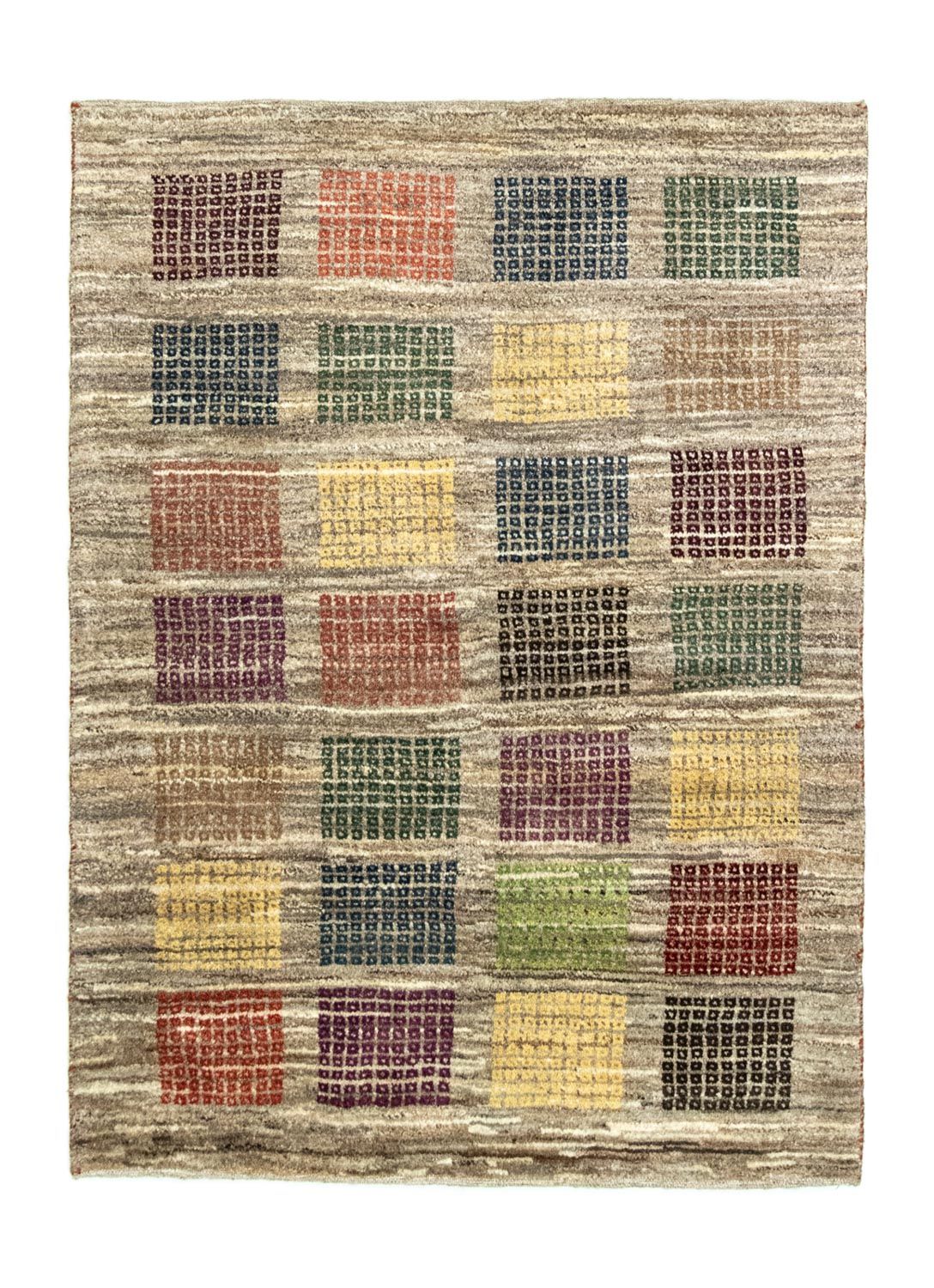 Gabbeh Teppich - Perser 137 x 102 cm - grau