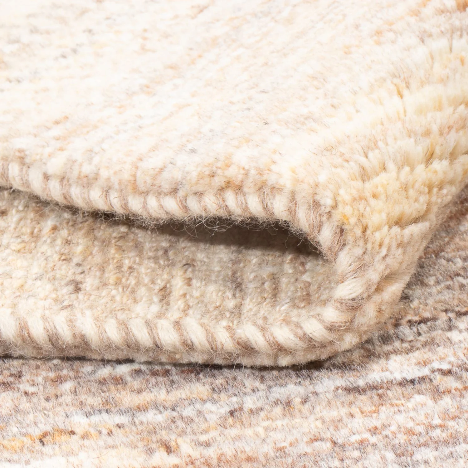 Gabbeh Teppich - Perser - 145 x 100 cm - dunkelbeige - Image 4