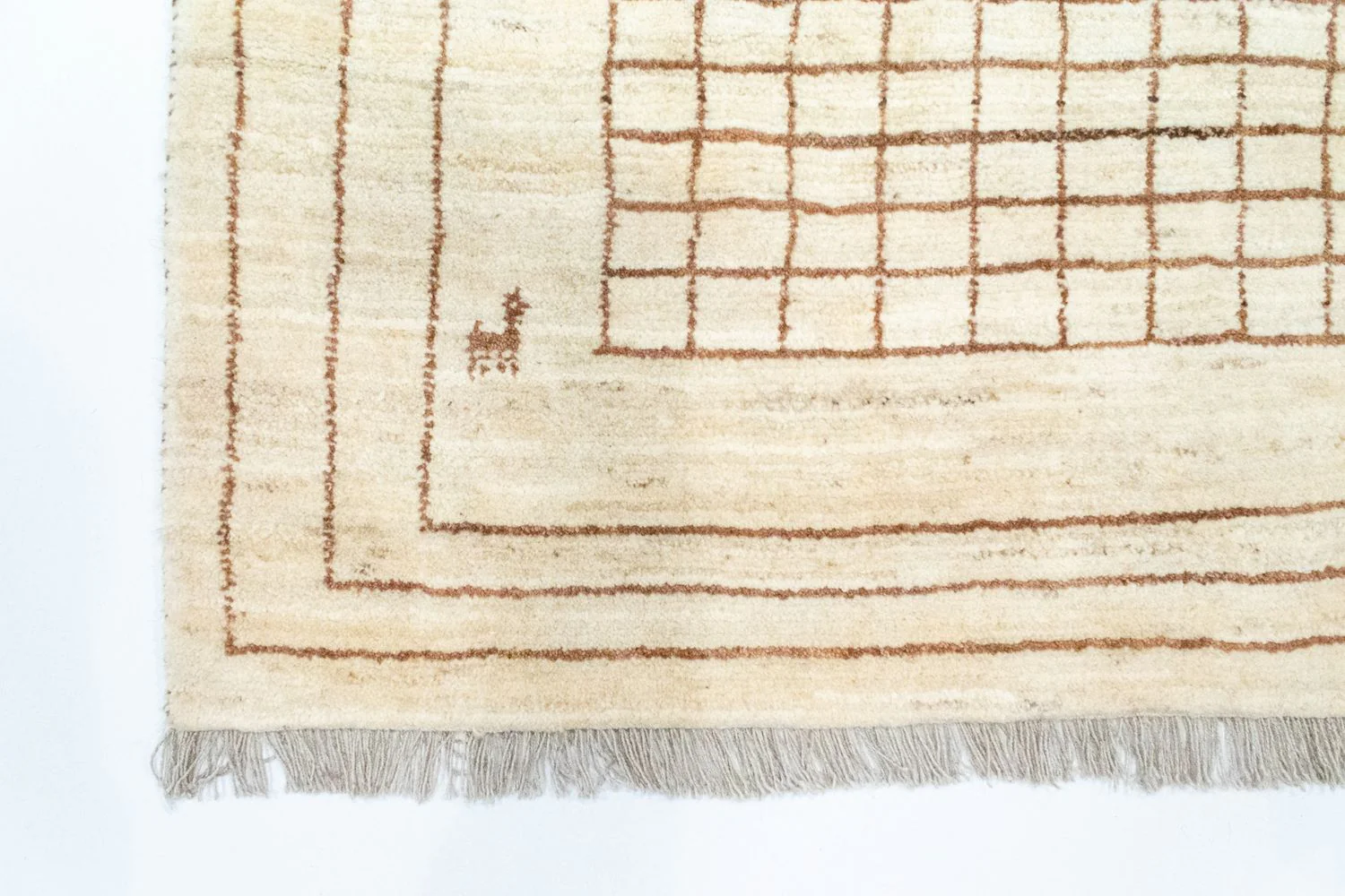 Gabbeh Teppich - Perser 145 x 100 cm - beige - Image 3