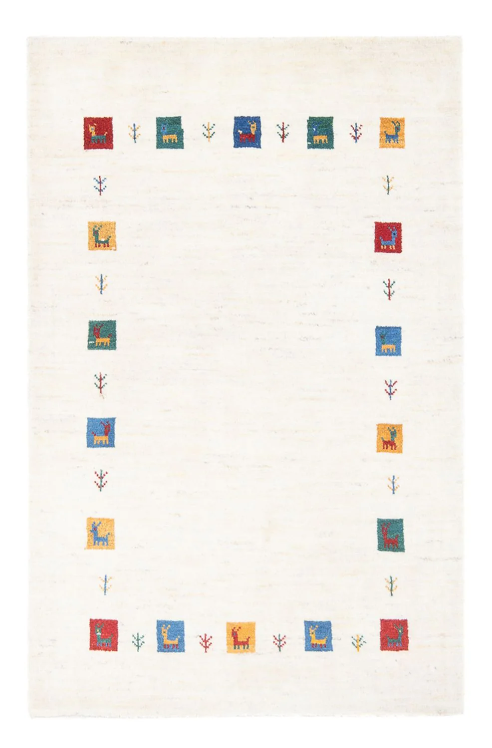 Gabbeh Persisch Teppich 151x100cm - Perserteppich Wollteppich