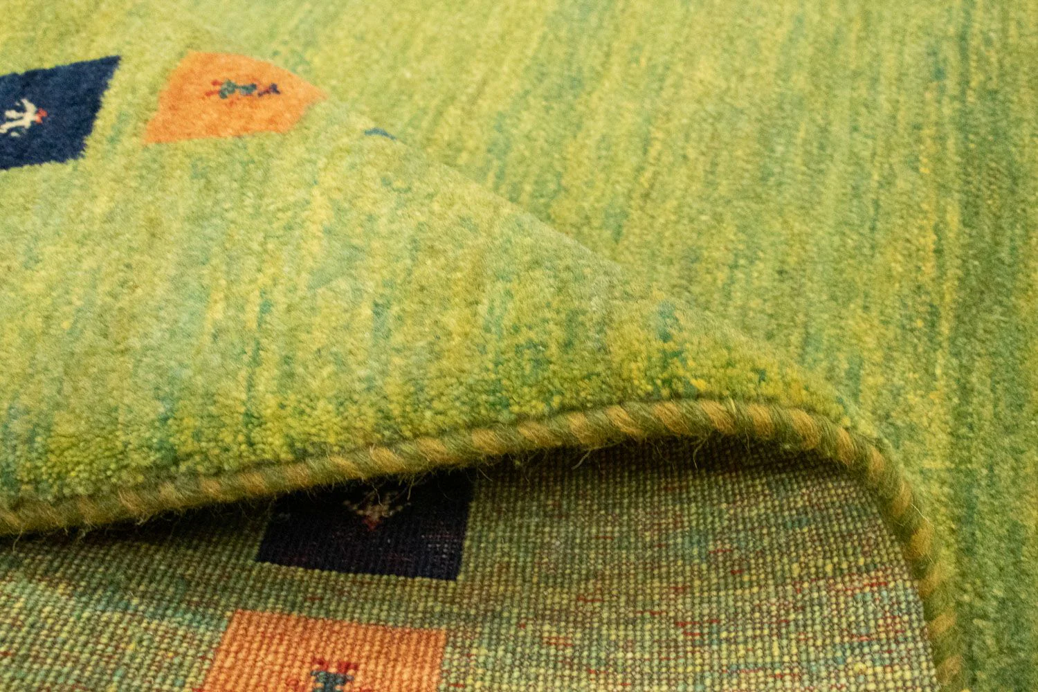 Gabbeh Teppich - Perser 154 x 107 cm - grün - Image 4