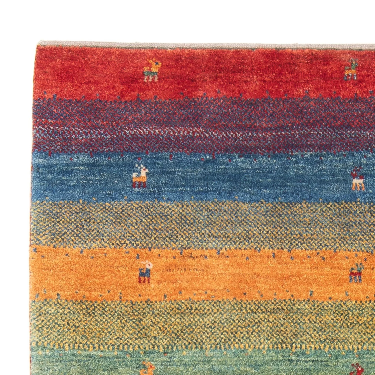 Gabbeh Persisch Teppich 180x120cm - Perserteppich Wollteppich - Image 3